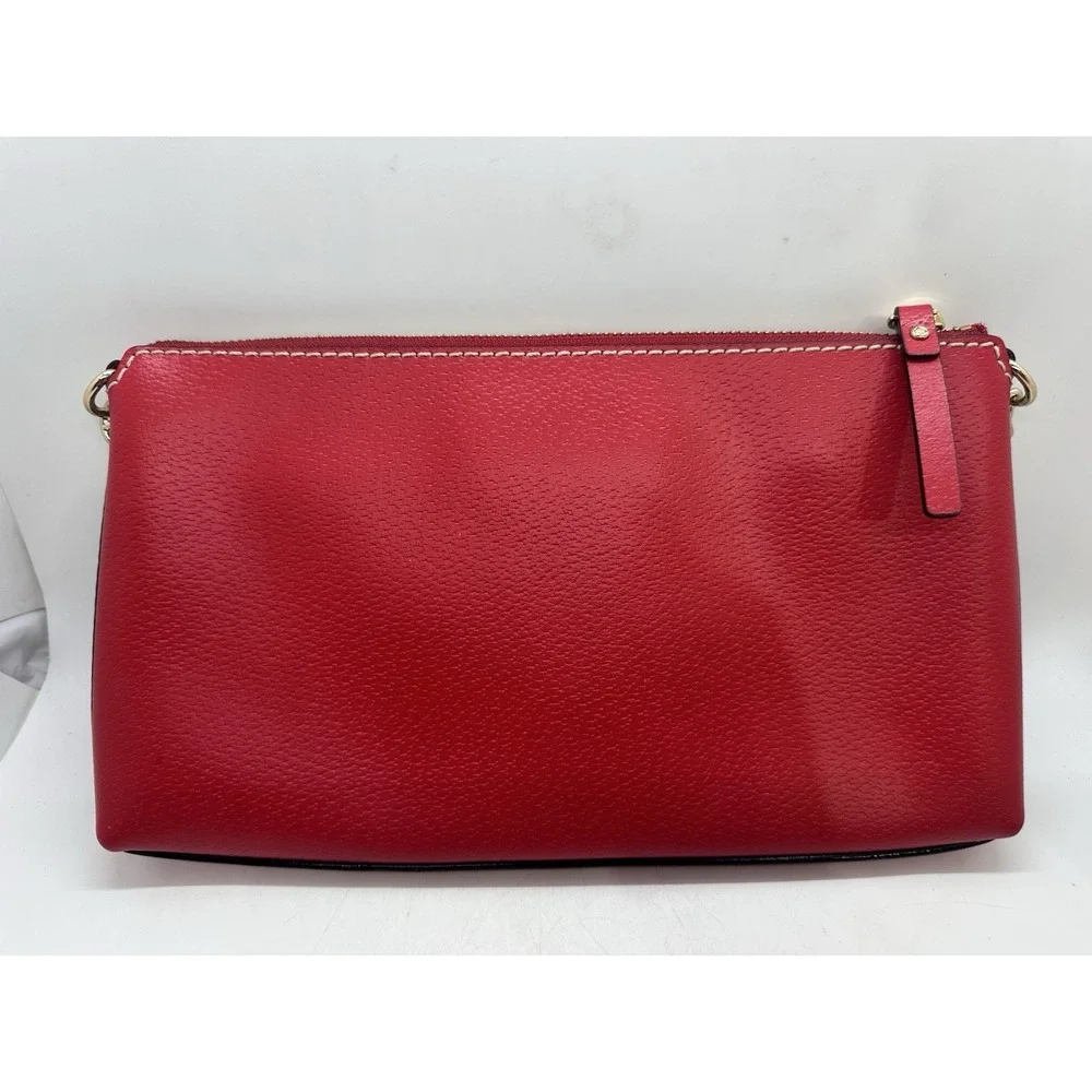 Kate Spade Wellesley Byrd Pink Leather Chain Shoulder Bag Purse Handbag
